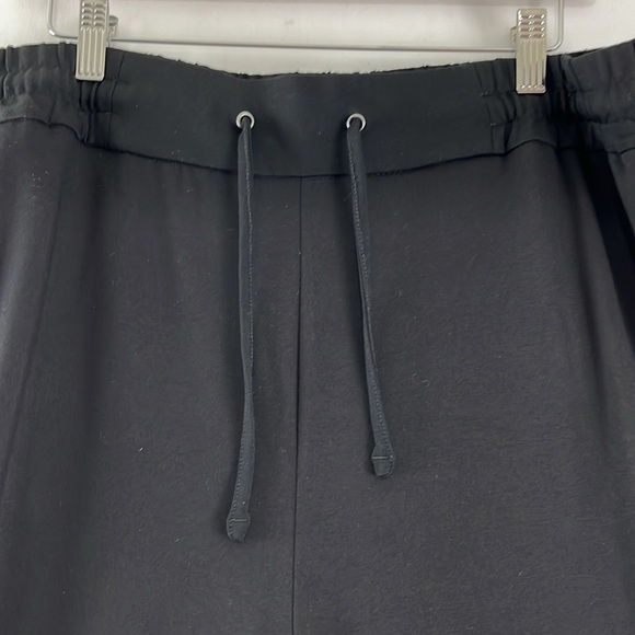 Badgley Mischka Black Rayon Drawstring Lounge Pants - Picture 4 of 9